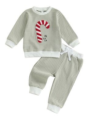 Baby Toddler Boy Christmas Outfit – 2 Piece Set (6–12 Months)